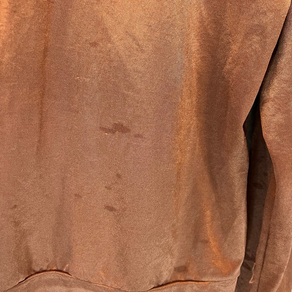GUC COPPER! 🤩 TOP SWEATSHIRT SO CUTE SHEEN! M SOCIALITE SHIRT CREWNECK MARKS - Picture 10 of 14